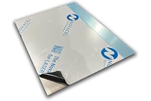 Online Metal Supply 0.125"" x 24"" x 36"", 5052-H32 Aluminum Sheet, Mill Finish w/PVC