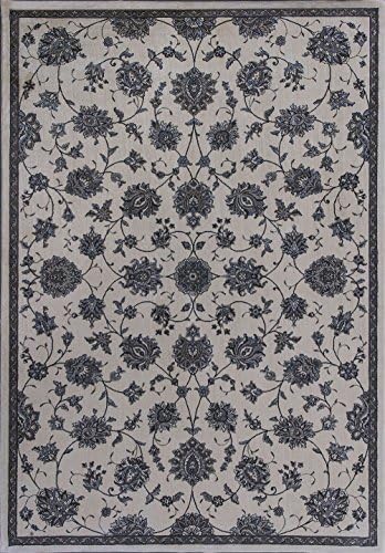 Transitional 2'2"x7'10" Runner Area Rug in Cloud color from Casino Collection