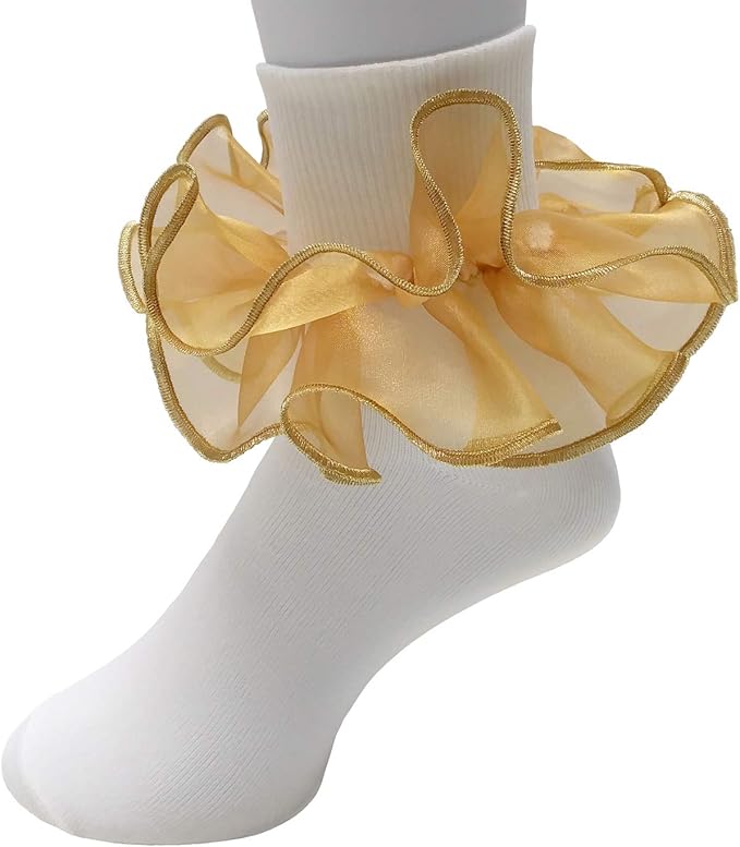 pageant ruffle socks