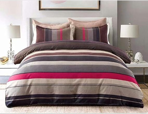 Fitted Bedsheet King Size (3 Pcs Set 1 Engage King Fitted Double Bedsheet with 2 Pillow Covers)