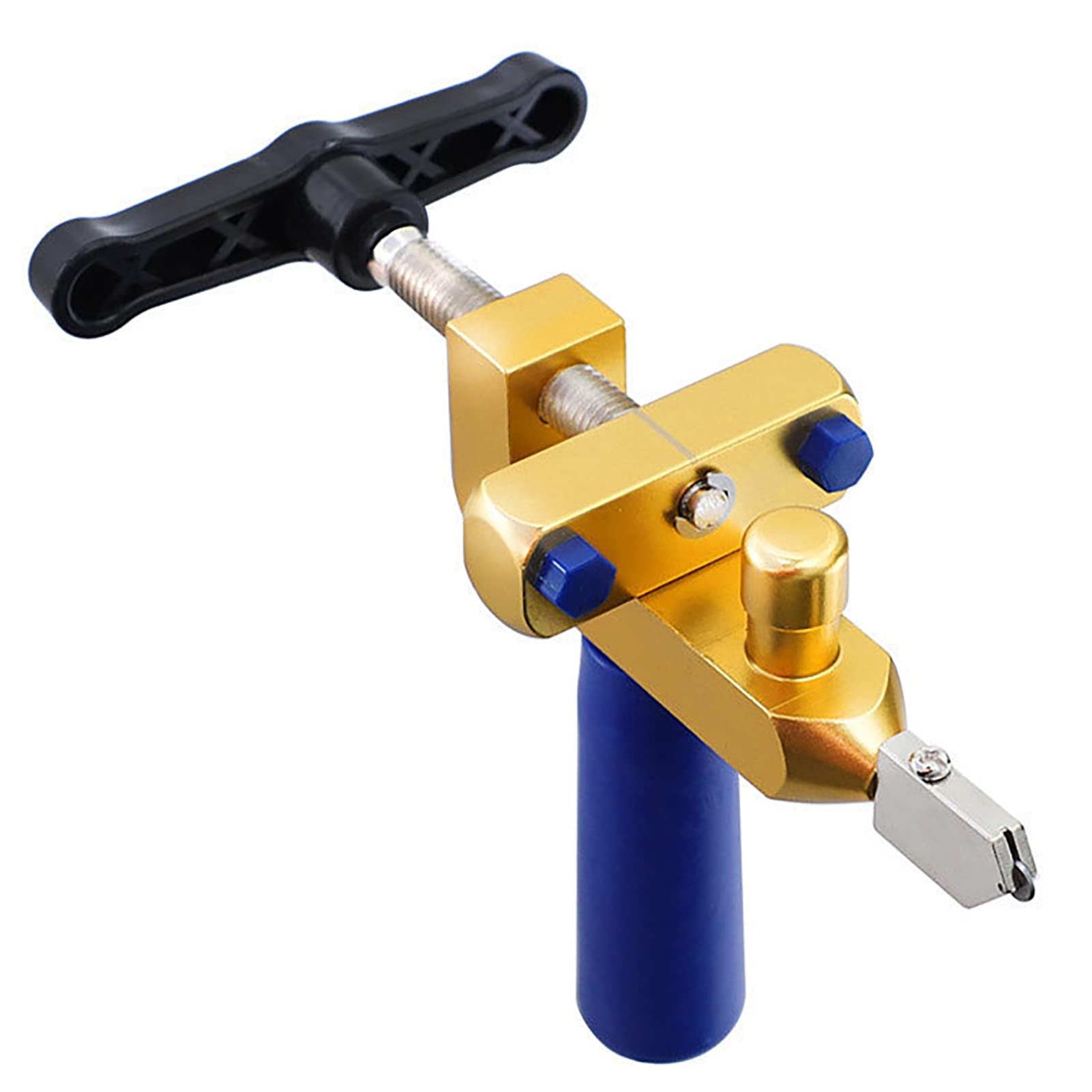 Glass Tile Cutter, Hand Tool Glass Tile Opener Hand Tool Opener Multifunctional Integrated Ceramic Cutting Machine Gold