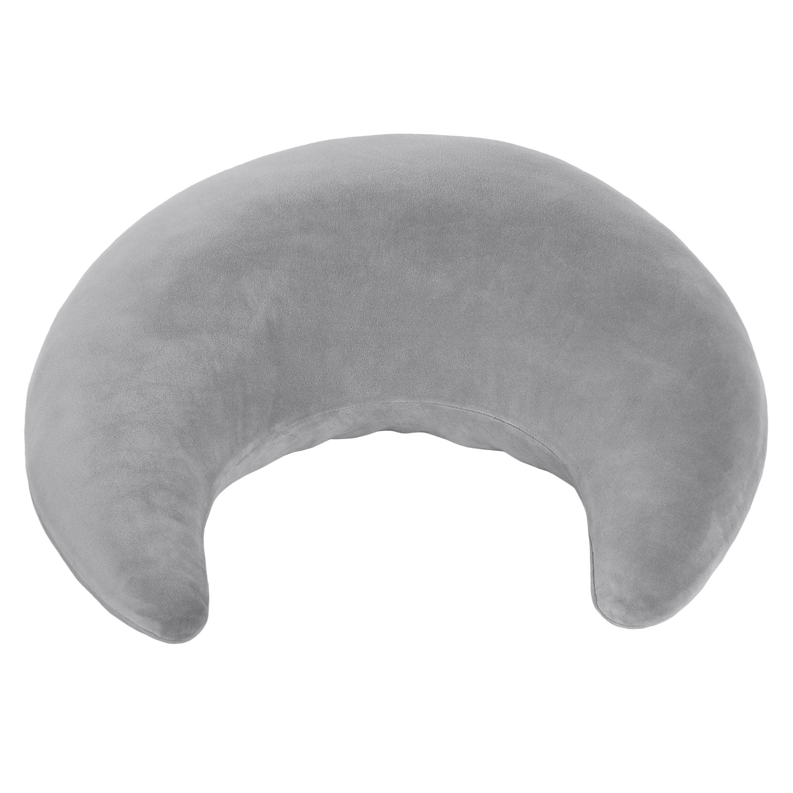 Baibu Home クッション もちもち ふわふわ 三日月型 厚め 大きめ 膝上 肘置き 背もたれ ヘアサロン 読書 ゲーム クッション 授乳 テレビ 鑑賞 アームレスト サポート カバー洗える商品画像