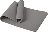 Narwhal Good Nite Yoga Mat 6mm TPE Non-Slip Grey 183x61 cm with Carry Strap
