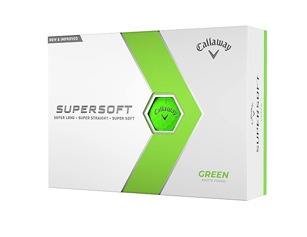 CALLAWAY GOLF SUPERSOFT GOLF BALLS (2023, GREEN)