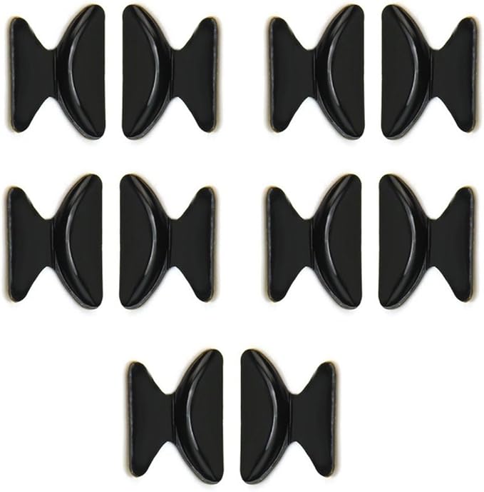 NUOLUX Nose Pads 5 Pairs 1.8MM Nonslip Silicone Nose