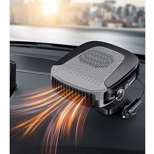 Portable Car Heater for Window Defroster Demister Air Purifier Hot
