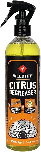 WELDTITE Citrus Degreaser Spray 400 ml - Powerful Cleaning for Bike Components