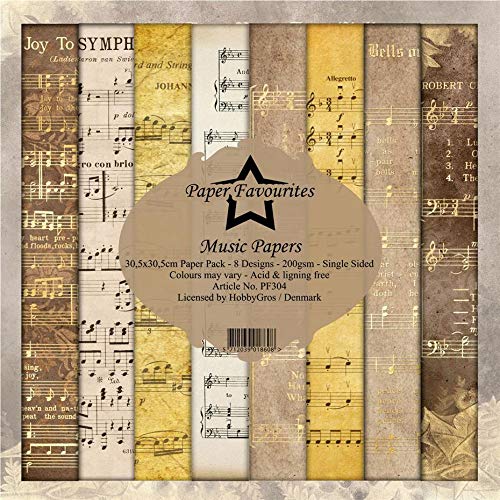 Paper Favorites Paper Pack"Music Papers" PF304