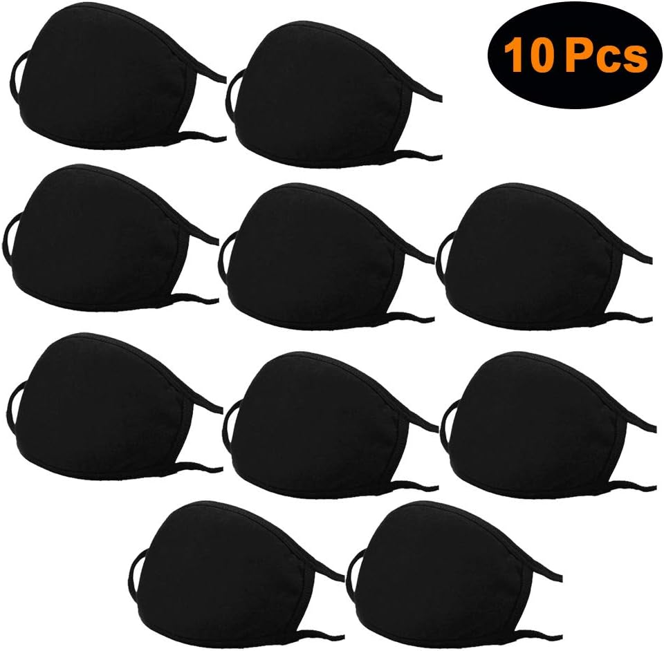 Cheerpet 2 Pcs Dust Masks Anti Haze Mouth Mask Anti PM2.5 Cotton Breathable Safety Mouth Mask Reusable Washable Mask