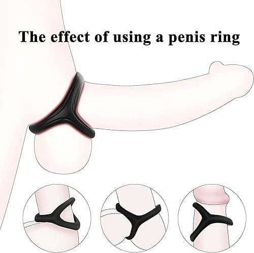 Silicone Penis Ring 3 in 1 Triangular Cock Ring with Massage Beads Ultra  Soft Stretchy Cockrings Sex Toy for Erection Enhancing, Long Lasting  Stronger Men Couple Portable Sexual Pleasure g51 in Saudi