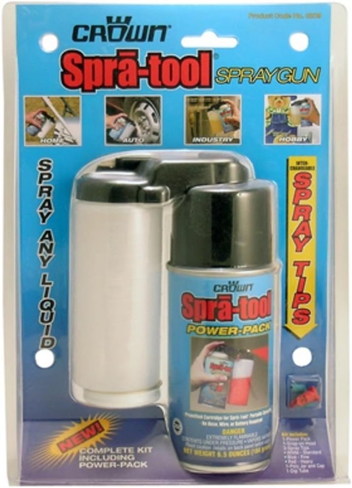 SpraTool Aerosol Spray Paint Gun Kit with Extra Refill, Paint Guns