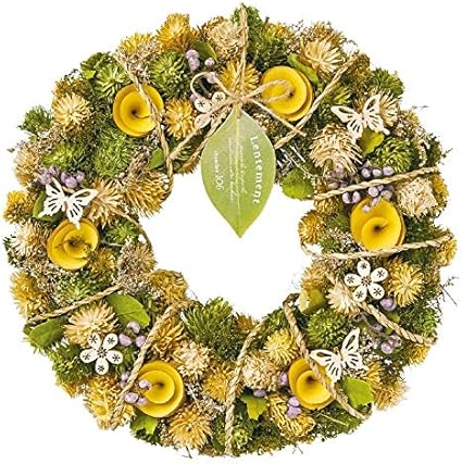 Amazon Greenhouse ナチュラルリース 春リース ドライフラワー Spring イエローガーデン lサイズ 造花 オンライン通販 Amazon Greenhouse ナチュラルリース 春リース ドライフラワー Spring イエローガーデン lサイズ 造花 オンライン通販