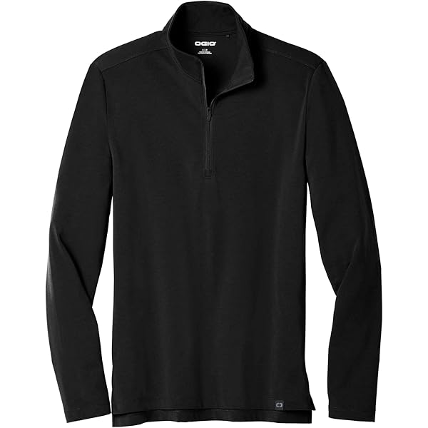OGIO Unisex Aspect Half Zip Pullover, Blacktop, X-Small at Amazon