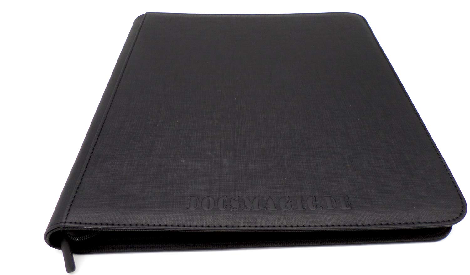docsmagic.de Premium Pro-Player 12-Pocket Playset Zip-Album Black - 480 Card Binder - MTG - PKM - YGO
