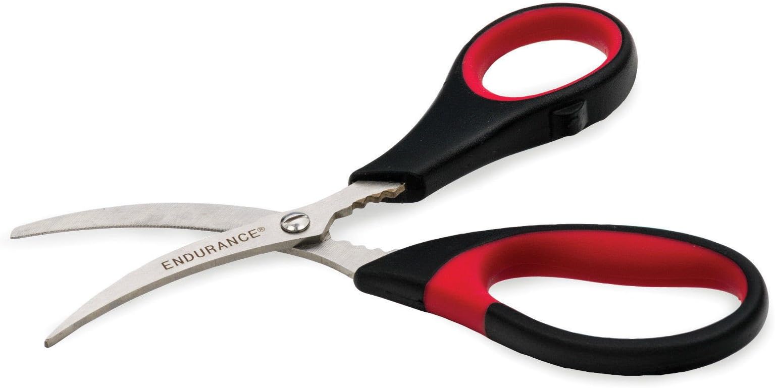 NEW RSVP SEAFOOD SCISSORS SHEARS CRAB LOBSTER SHRIMP DE-VEIN CRACK SHELLS SNIPS