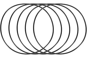 uxcell Nitrile Rubber O-Rings 140mm OD 133.8mm ID 3.1mm Width, Metric Sealing Gasket, 5 Pieces