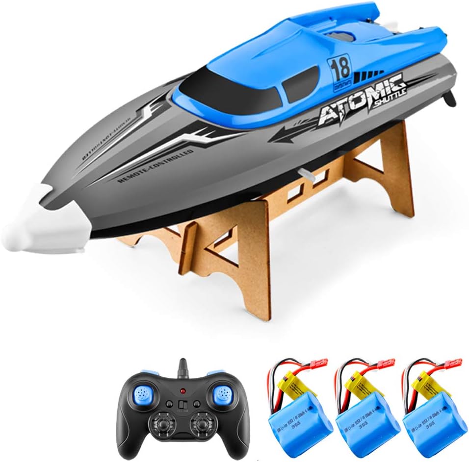 thumbnail image 2 of UDI009 RC Racing Boat – 30km/h, 2.4Ghz, Ready-to-Run – Great Gift For Adults & Kids 2 of 5