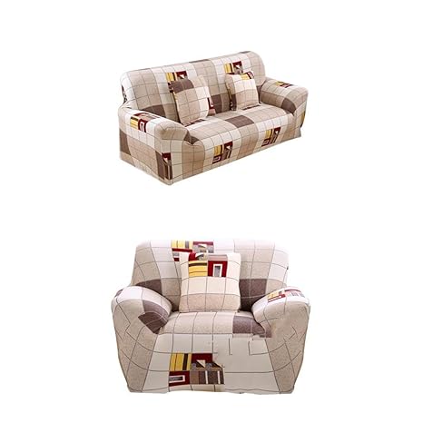 Buy Kawn 2pcs Washable Home Furniture 1 Seater 3 Seater Sofa