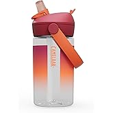 CamelBak Thrive Flip Straw Kids Bite Valve Tritan Renew Water Bottle 14oz