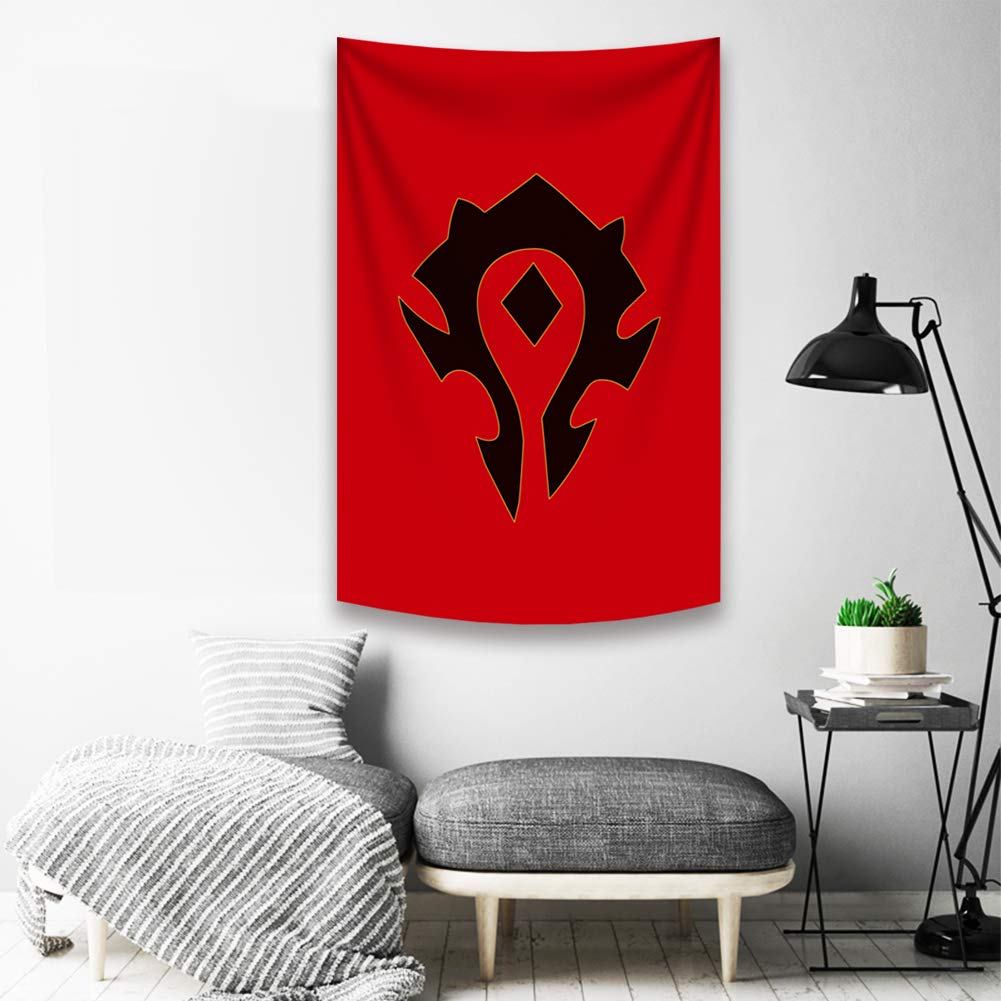 SUIBIAN Horde Tapestry World of Warcraft Gifts 39x59 inch