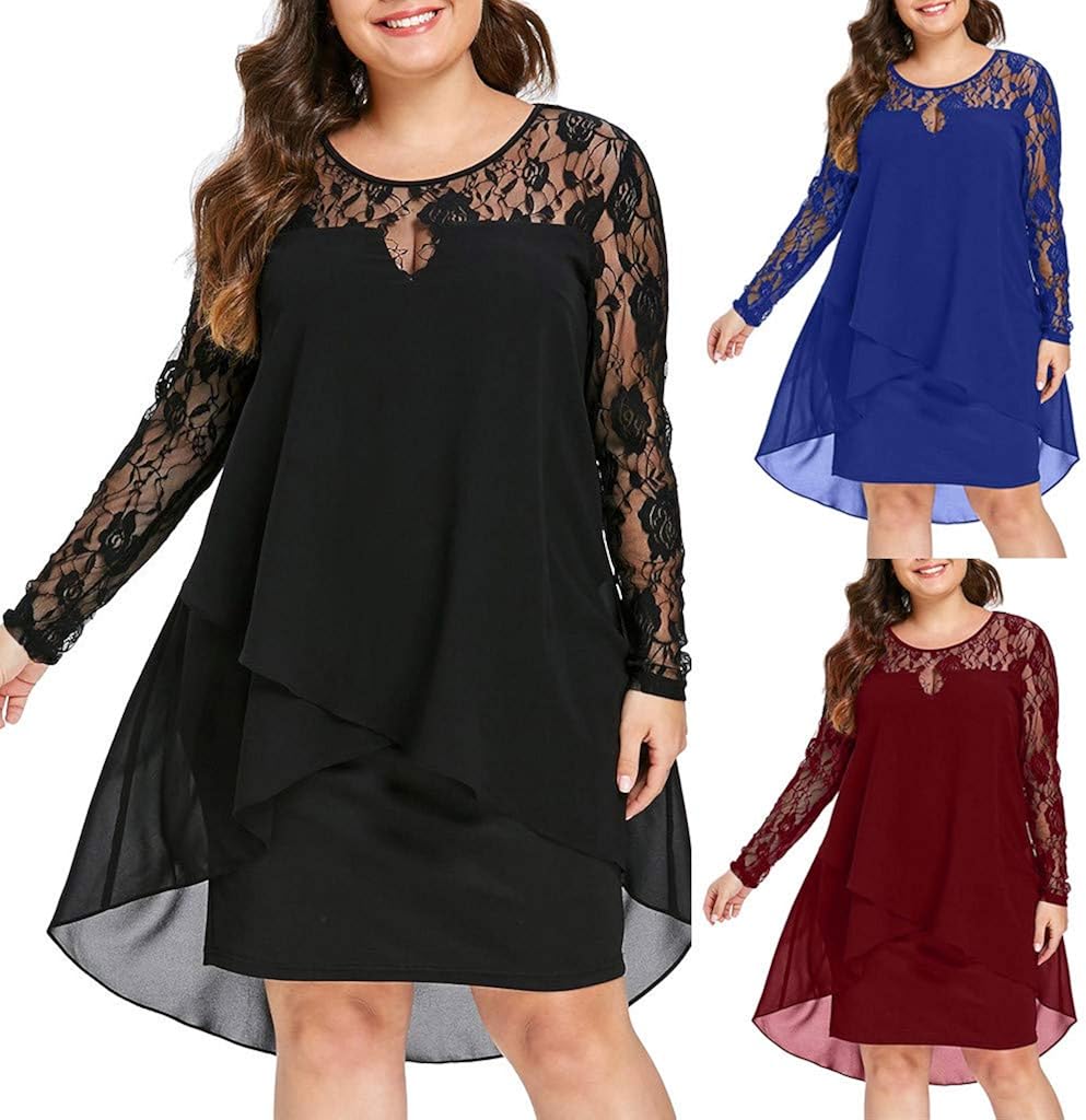 plus size sheer dress