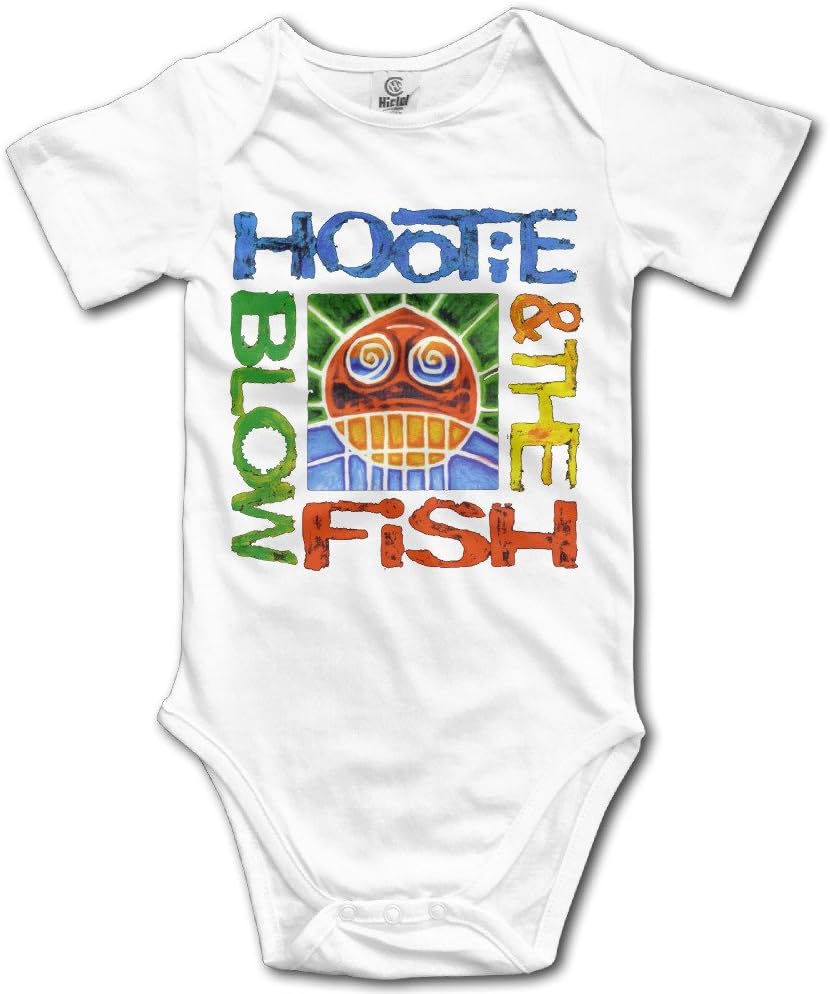 Hootie & The Blowfish Logo Cartoon Short Sleeves Variety Baby Onesies Body Suits for Little Kids