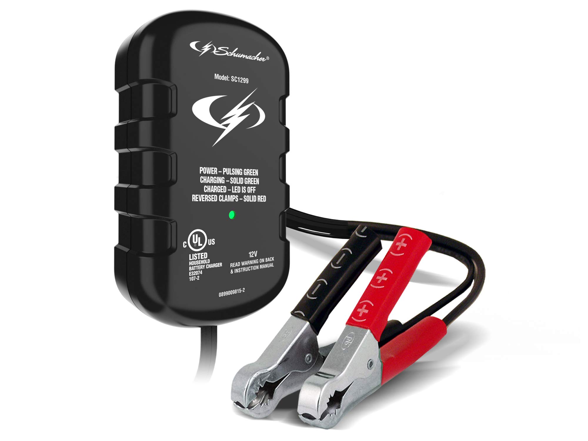 Schumacher SC1299 800mAh 12V Fully Automatic Direct WallPlug Battery