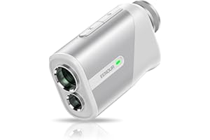 EENOUR Golf Rangefinder Mini with Slope and Pin Lock Vibration, 875Y 6.5X Magnification, Pocket Rechargeable Laser Range Finder Continuous Scan for Golf & Hunting