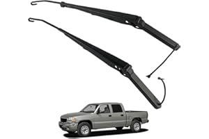 YzusGomumu 42694 42547 1 Pair Front Windshield Wiper Arm Compatible With 2002-2007 Cadillac Escalade ESV Chevrolet Silverado 1500 2500 3500 Tahoe GMC Sierra 1500 2500 3500 Yukon Replaces 15829647