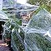 Halloween Spider Web with 28 Fake Spiders Indoor & Outdoor Web Spider Stretch Cobweb for Halloween Decorations