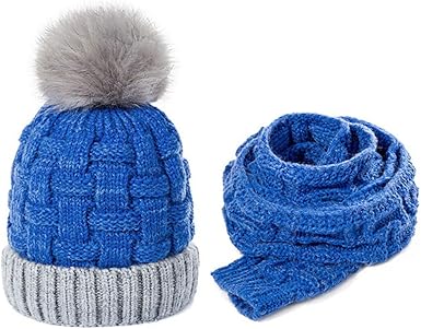 childrens hat and scarf set