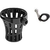 GEN 2 Big Ass&reg; Drink Holder with Aluminum Clamp Mount (Black, 7/8" or 1")