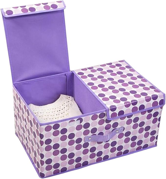 Contenedores de Almacenamiento Plegables, Cajas con Tapas y manijas