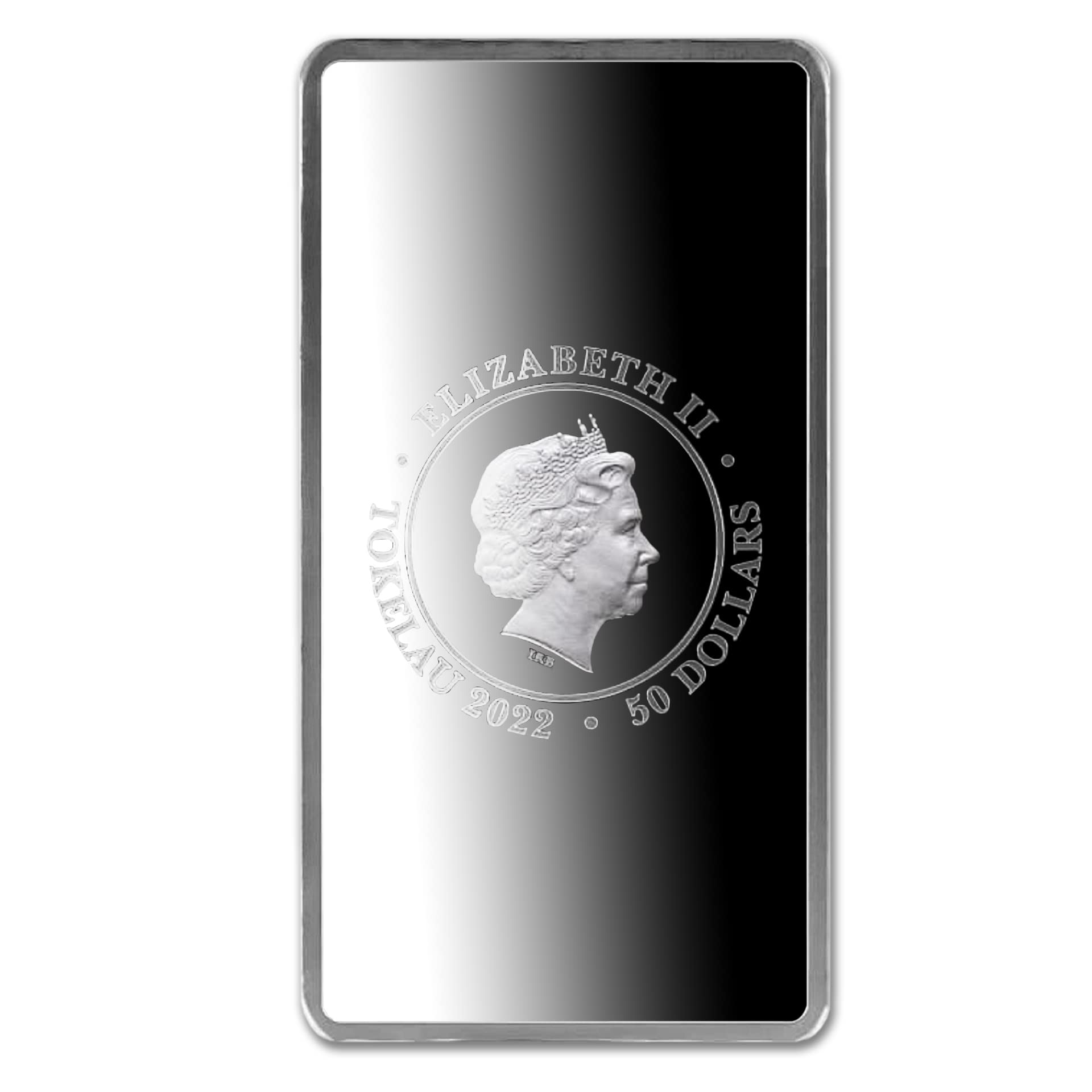 2022-1 kilo Tokelauan Silver Goddess Europa Bar Coin Brilliant Uncirculated with Original Mint Box Packaging & Certificate of Authenticity $50 Seller BU