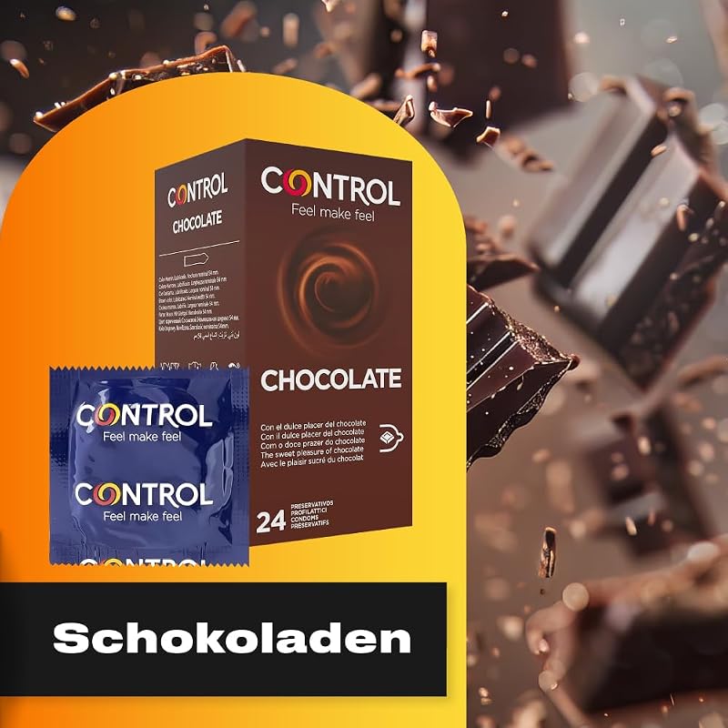 Chocolate Aromatisierte Kondome mit Schokoladengeschmack aus Naturlatex – 24 Stück