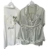 Personalized Bridesmaid Pajamas - 6 Unique Styles - Bridal Party Pajama Set for Women - Two-piece PJ Sets - Soft Sleepwear Lingerie - Bridesmaid Proposal Gift - Short Sleeve Pajamas - Bridal Party