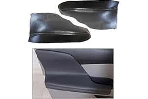 FZJDSD 2pcs Dark Gray Auto Door Panel Armrest Cover Replacement Compatible with Honda Odyssey 2011 2012 2013 2014 2015 2016 2