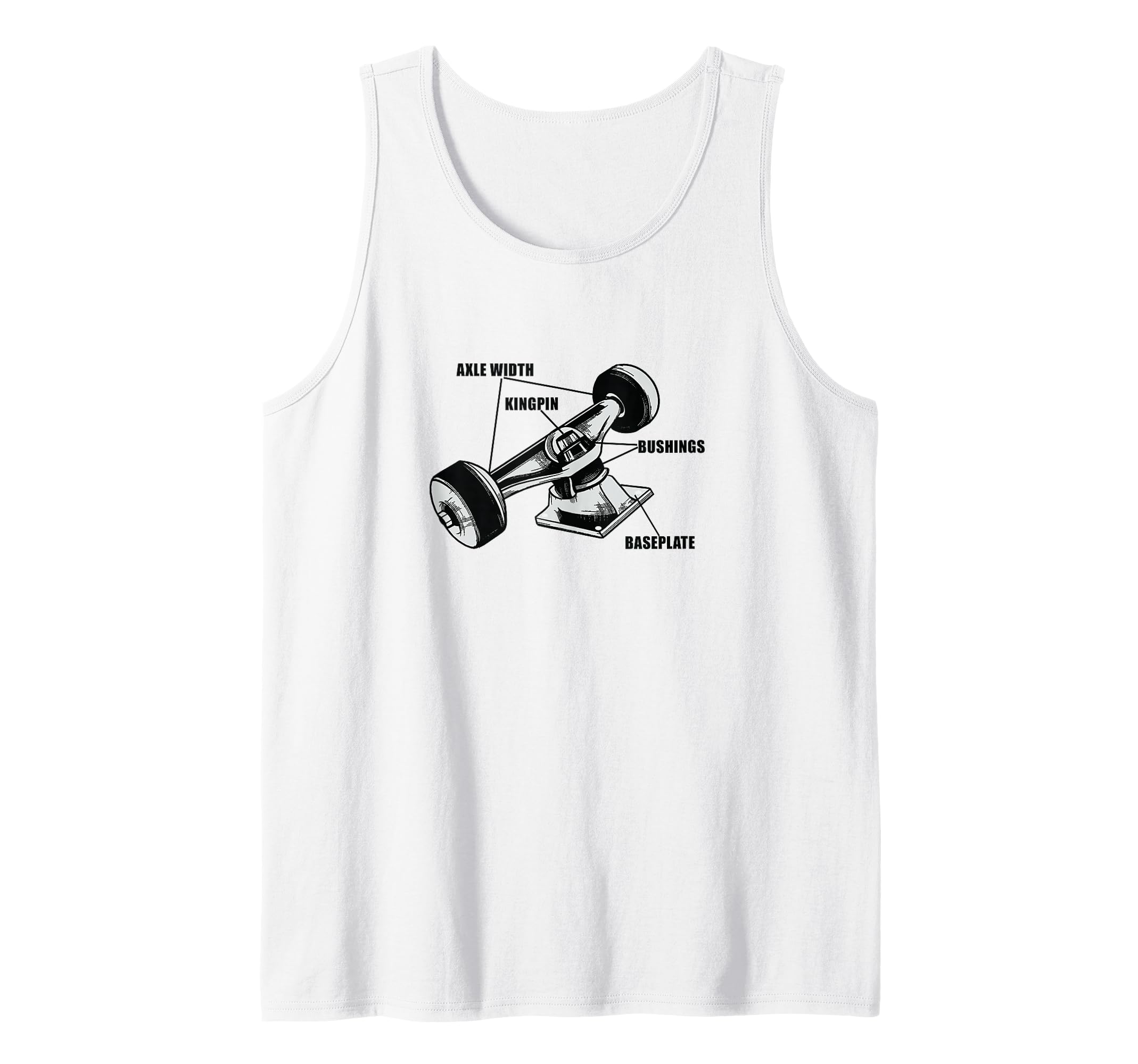 Skateboard wheels Skating Skateboarder Skater Skateboarding Tank Top