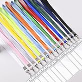 12 Pack Cruise Lanyard with ID Card Holder Colorful Lanyard with Waterproof ID Badge Holder (12 Colors)