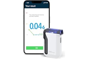BACtrack Mobile Smartphone Breathalyzer | Professional-Grade Accuracy | Wireless Smartphone Connectivity | Compatible w/ Apple iPhone, Google & Samsung Android Devices | Apple HealthKit Integration