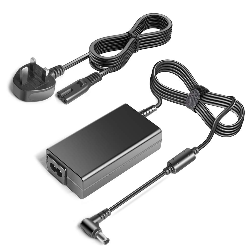 TAIFU 19V Power Supply Cable Charger for LG ADS-40FSG-19 DA-65G19 22MK400H 27MK400H 25UM58 28LF49 24LH4830 25UM64 24GL600F 27QN600 32QN600 LG Flatron E2351T E2290T E2360T Monitor TV Adapter