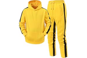 JMMSlmax Mens Tracksuit 2 Piece Hoodie Mens Hoodie Sweatsuit Sets Men's Jogging Tracksuit Set Long Sleeve Outfit Pullover Set