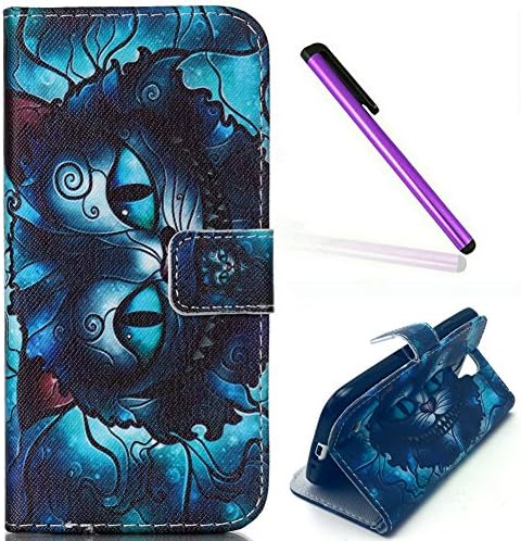 Samsung Galaxy S4 Case,EMAXELER Stylish Wallet Case [Kickstand Flip Case][Credit Cards Slot][Cash Pockets] PU Leather Flip Wallet Case with Stand For Samsung Galaxy S4--Cat