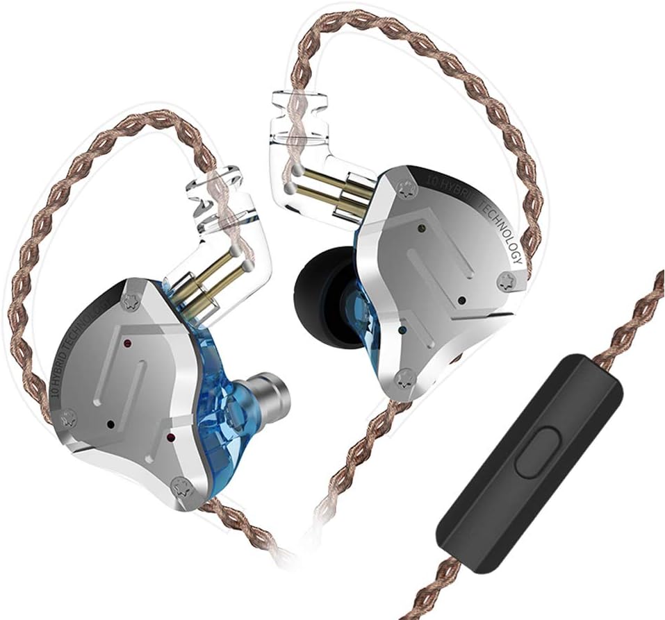 KINBOOFI KZ ZS10 Pro In-Ear Monitor Earbuds, 4BA and 1DD Drivers
