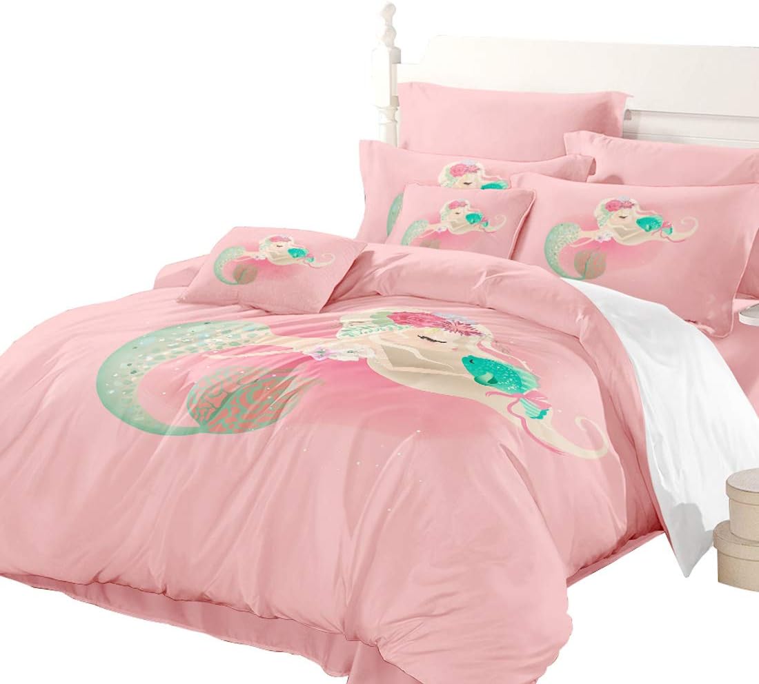girls mermaid bedding