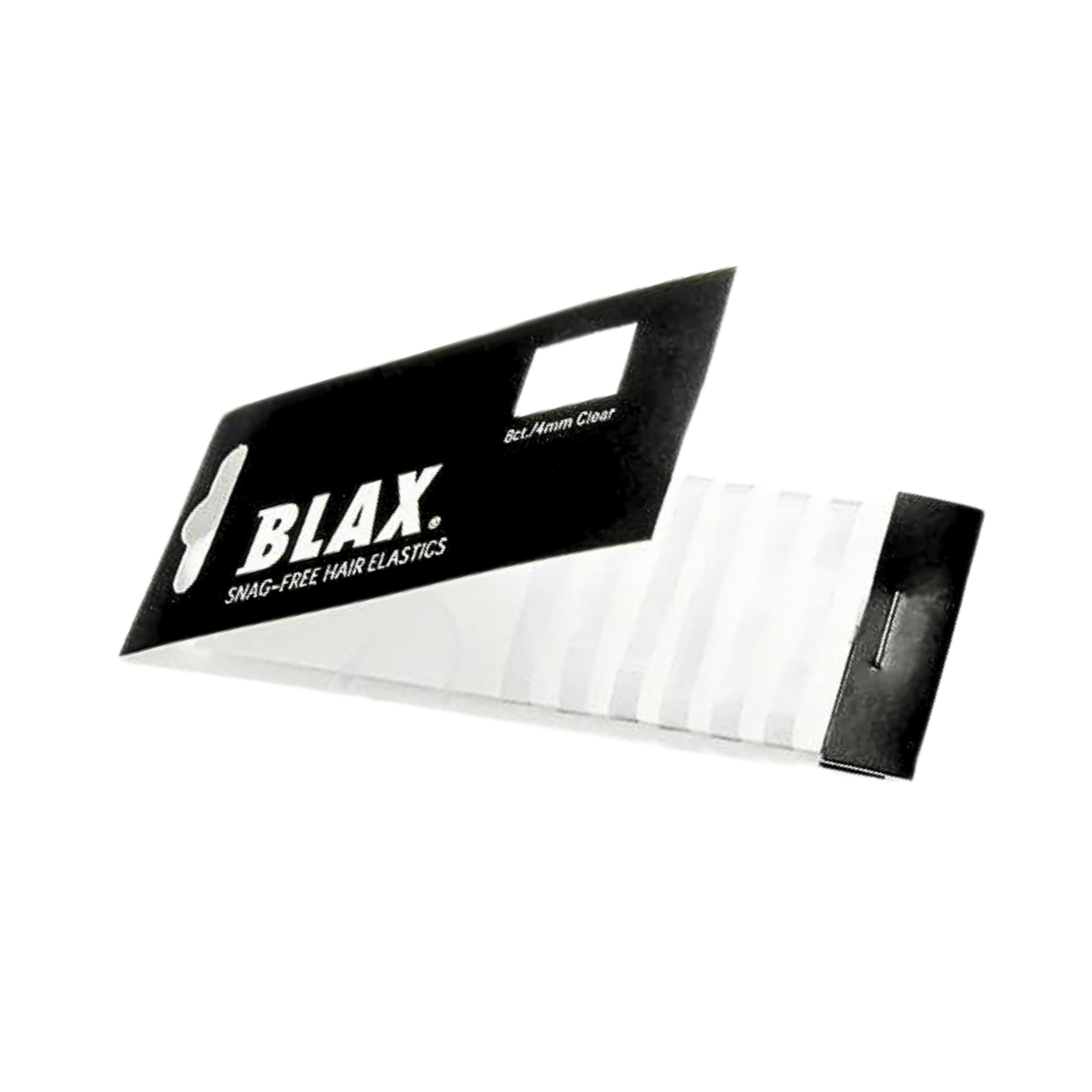 Blax Snag-Free Hair Elastics Pack of 8 Transparent Hair Elastics