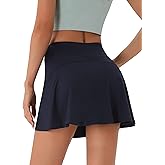 Persit Womens High Waisted Athletic Tennis Skirt Sports Golf Running Skorts with Ball Pockets