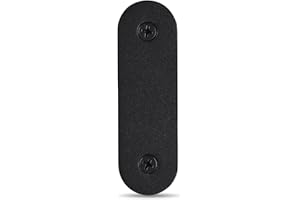 Doorbell Cover Plate, Metal Doorbell Blanking Plate Cover, Doorbell Button Cover Chime Guard Plate, Doorbell Faceplate Hole C