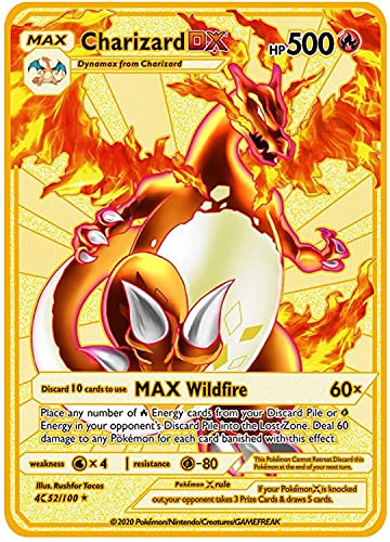 charizard metal pokemon card Pokemon TCG Graded Card: 2021 Charizard (Metal Celebrations Classic) #004  English CGC 10