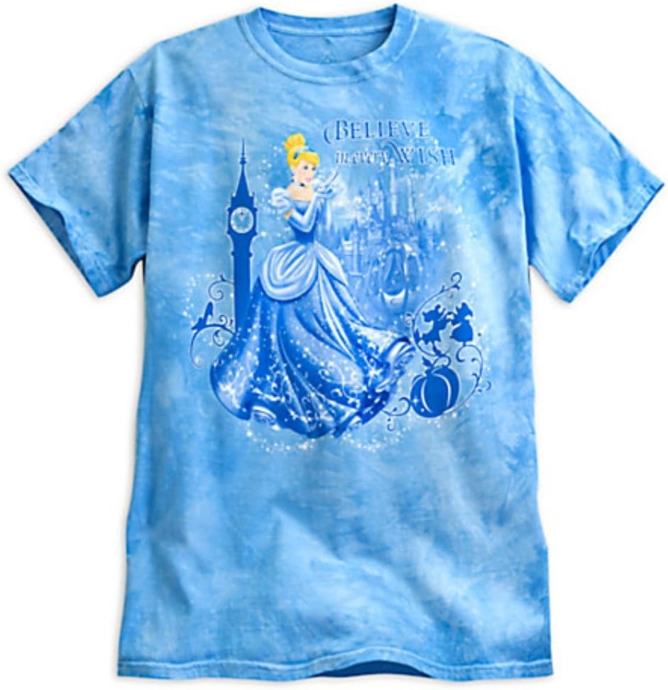 Disney Princess Cinderella Limited Edition Tie-Dye Tee for Adults (M)